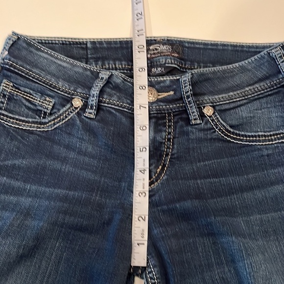 Silver Jeans Suki Mid Slim Boot Mid Rise Size 26 - Picture 5 of 16